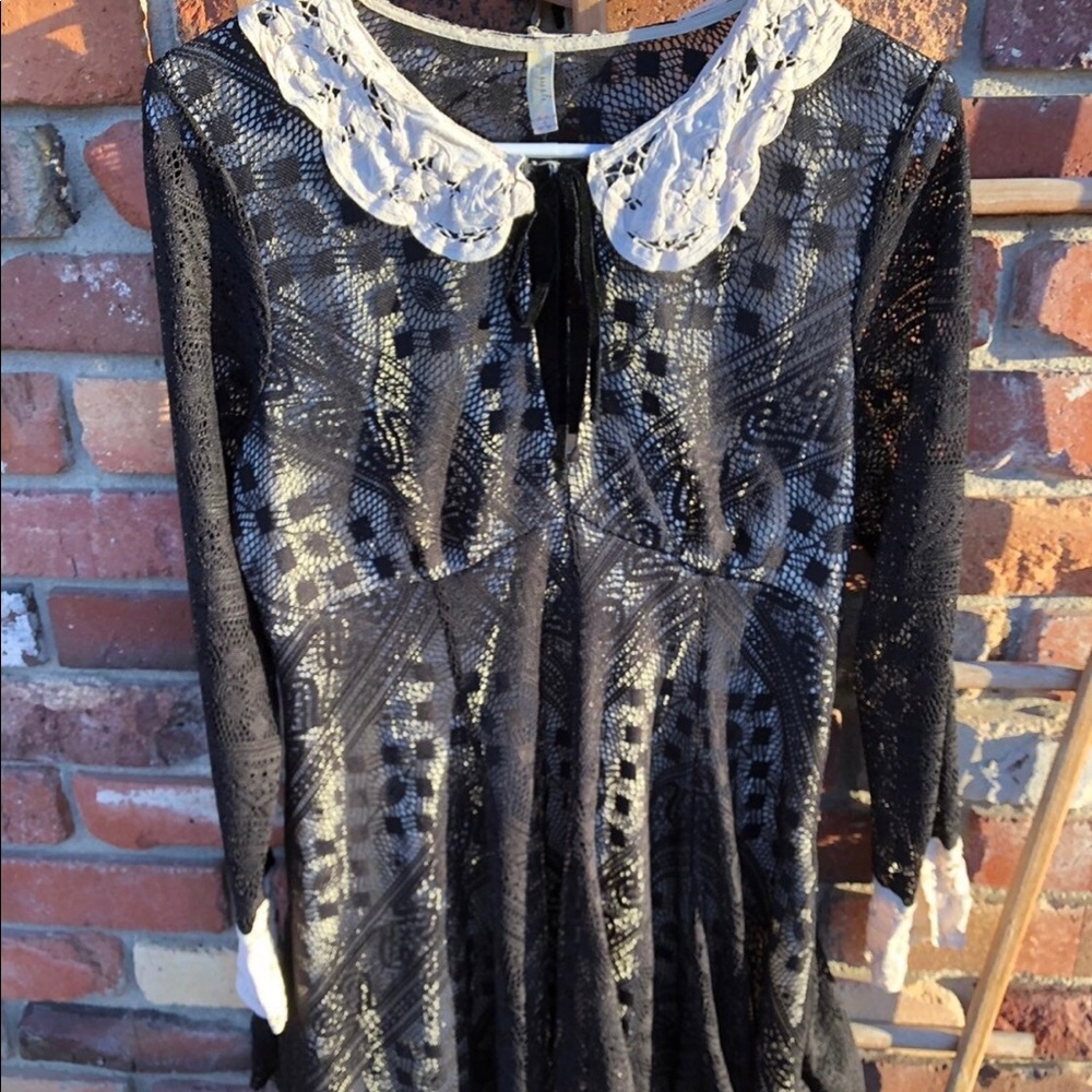 Free people cute gothic baby doll dress size 6